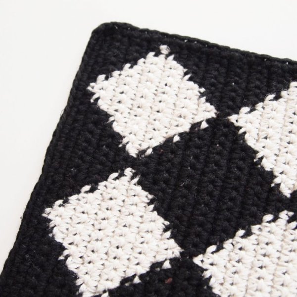 画像2: Bjork design  Pot Holder / Black　x　White Square (2)