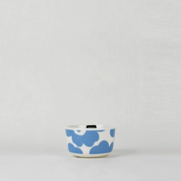 画像1: marimekko　BOWL　9.5cm　Unikko／スカイブルー×ホワイト (1)