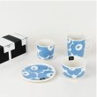 画像2: marimekko　MUG　2.5dl　Unikko／スカイブルー×ホワイト (2)