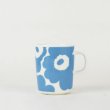 画像1: marimekko　MUG　2.5dl　Unikko／スカイブルー×ホワイト (1)