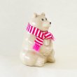 画像3: 2024年限定マフラー付き　しろくま貯金箱　Polar Bear Money box (3)