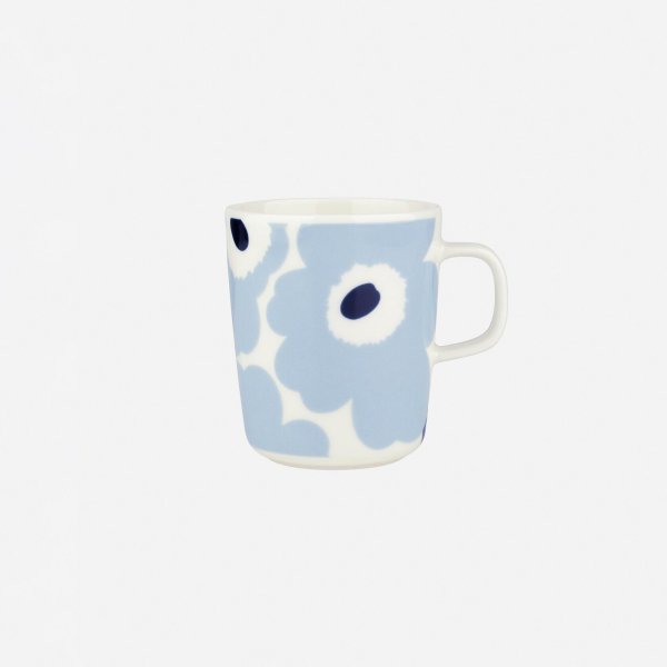 画像1: marimekko　MUG　【アジア限定】2.5dl　Unikko／ライトブルー×ホワイト (1)