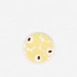画像1: 【日本限定】marimekko　PLATE　13.5cm　Unikko／ライトイエロー×ホワイト_50 (1)