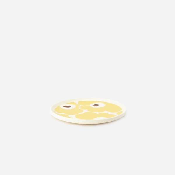 画像2: 【日本限定】marimekko　PLATE　13.5cm　Unikko／ライトイエロー×ホワイト_50 (2)